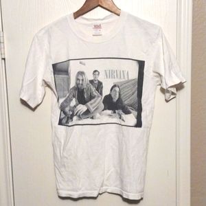 1996 Nirvana Anvil tag Band Tee size small white
